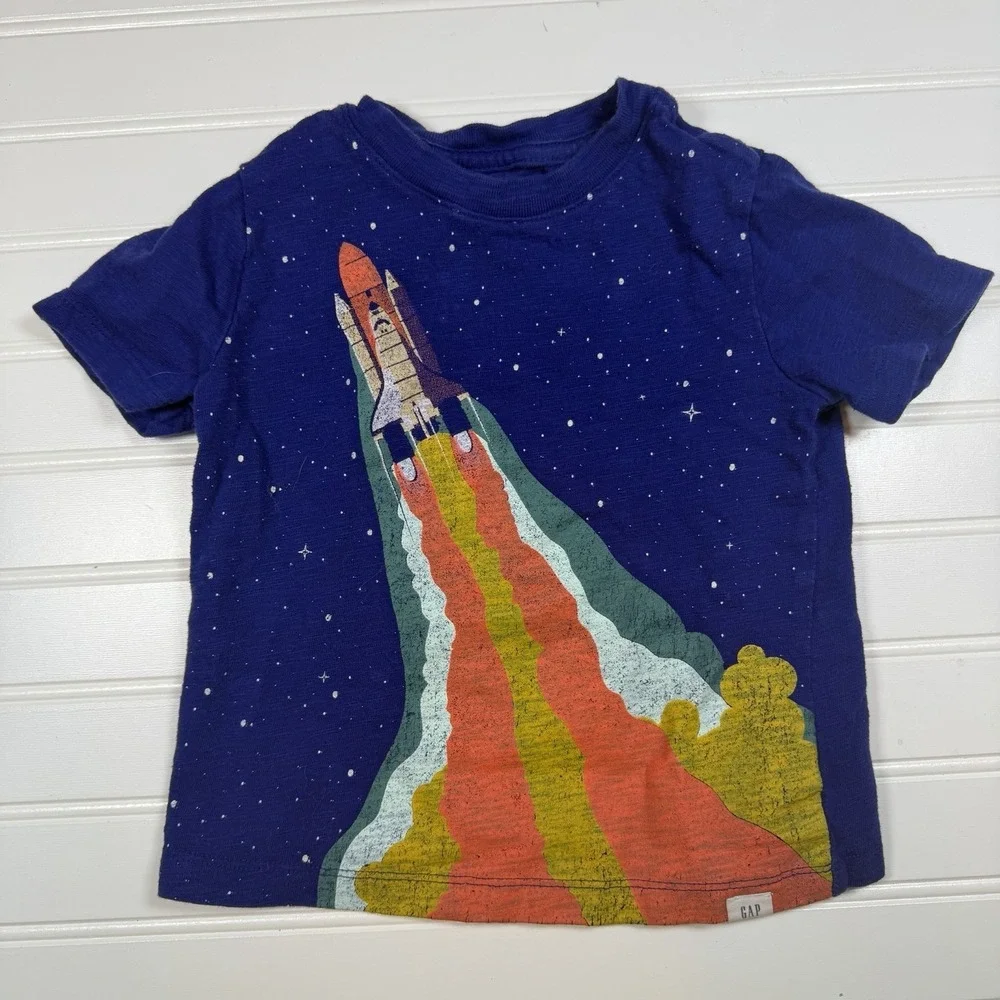 Baby Gap Short Sleeve T-Shirt Lot Toddler 3T‎ Multicolor GUC